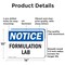 Signmission Formulation Lab, 14 in W x Rectangle, Aluminum OS-2PACK-NS-A-1014-L-12898 - alternate 3